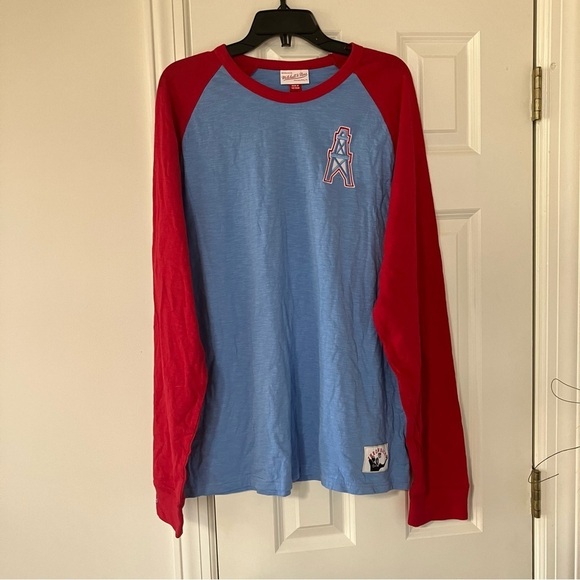 Mitchell & Ness Other - NWT Men Mitchell & Ness NFL Legendary Slub L/S Houston Oilers Throwback T-shirt